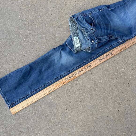 Ariat 32L REAL Straight Leg Relaxed Leg Blue Jeans 10017217 - Picture 10 of 10